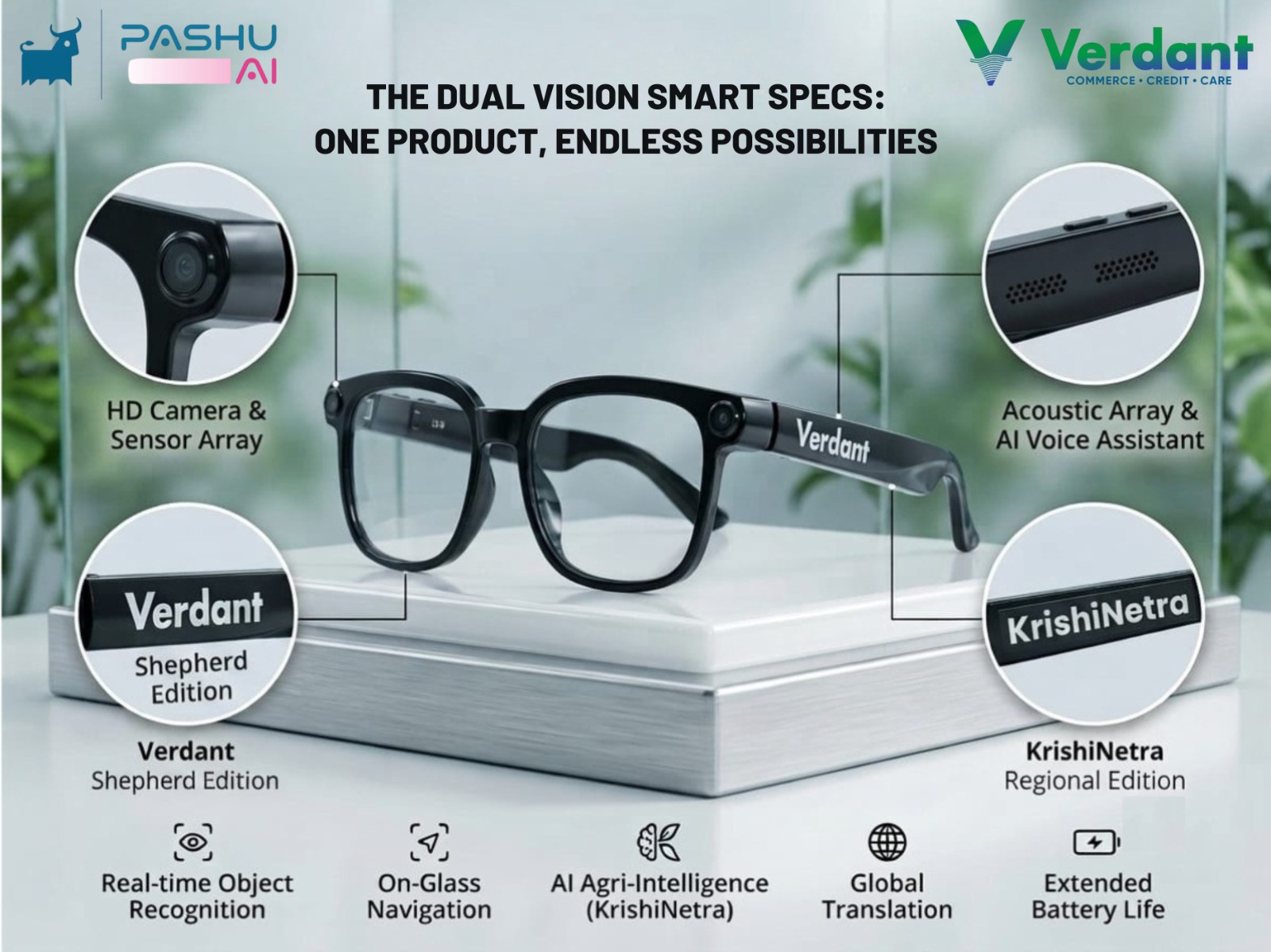 KrishiNetra smart glasses